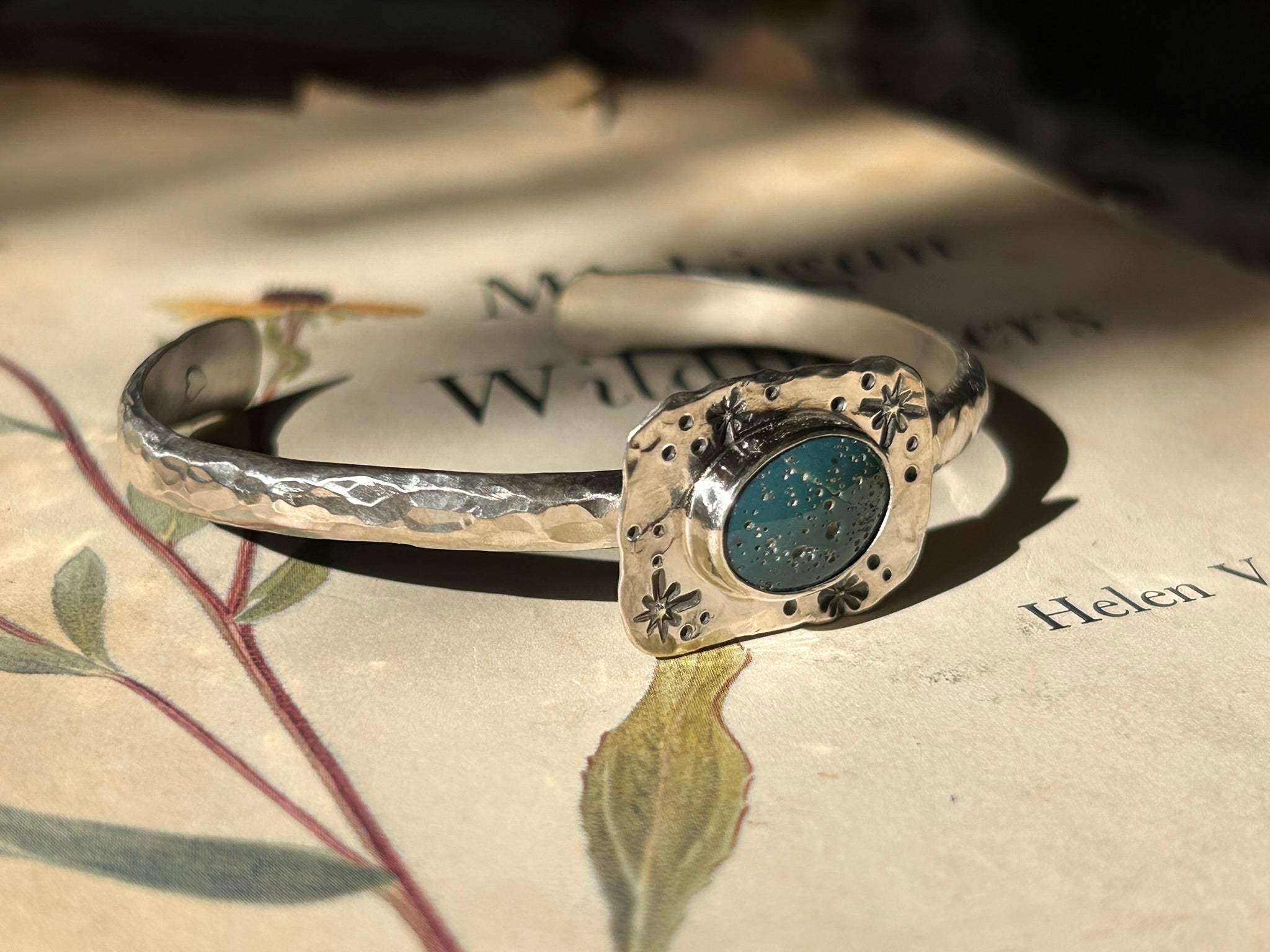 Stone Cuff (Leland Blue)