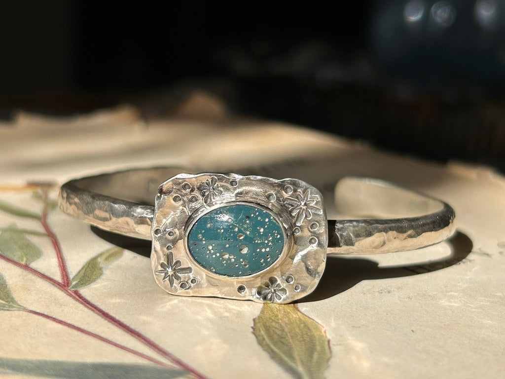 Stone Cuff (Leland Blue)