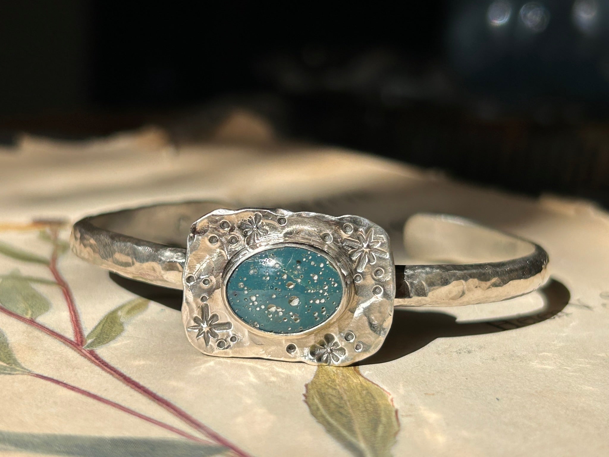 Stone Cuff (Leland Blue)