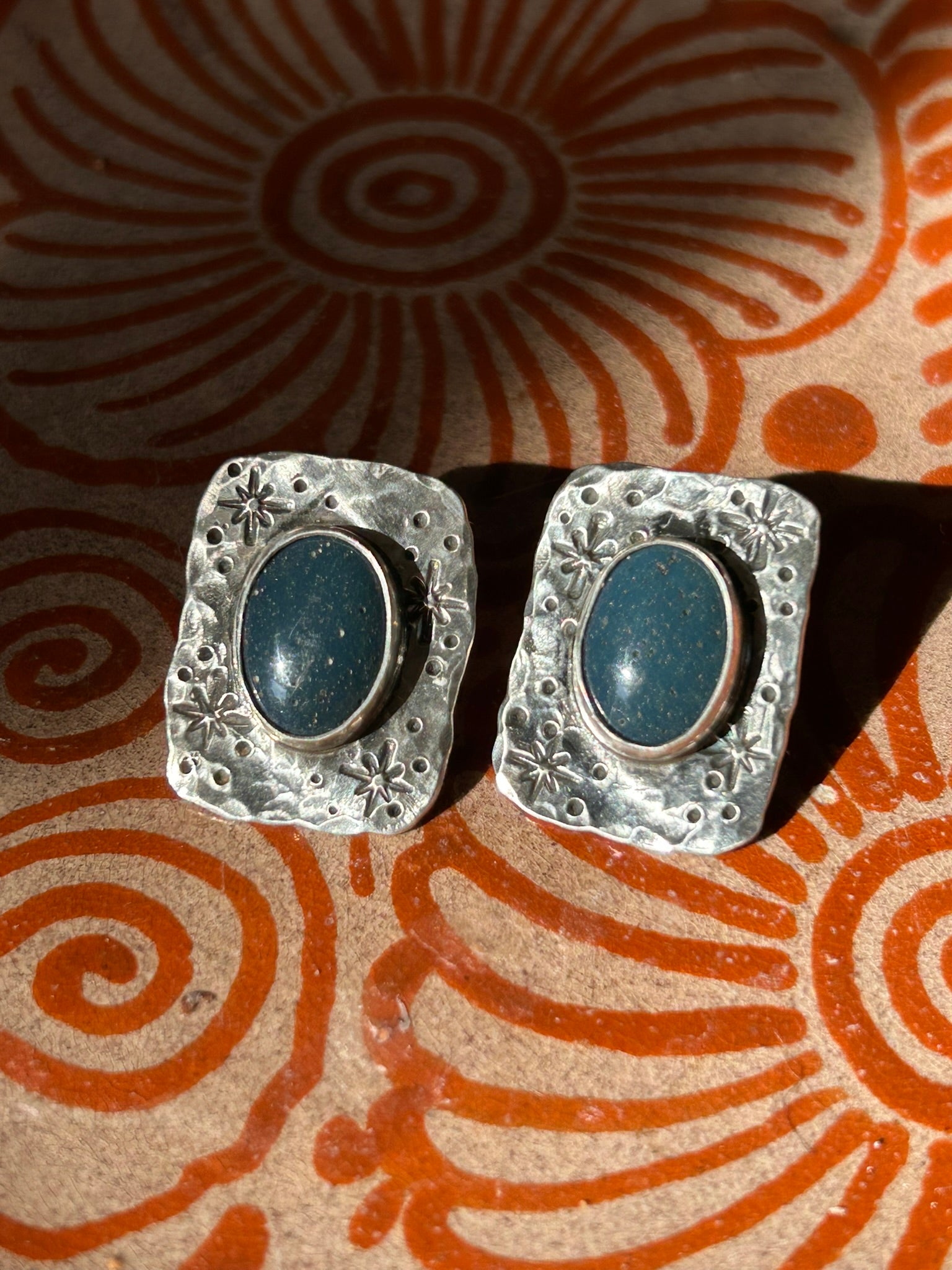 Stone Studs (Leland Blue)