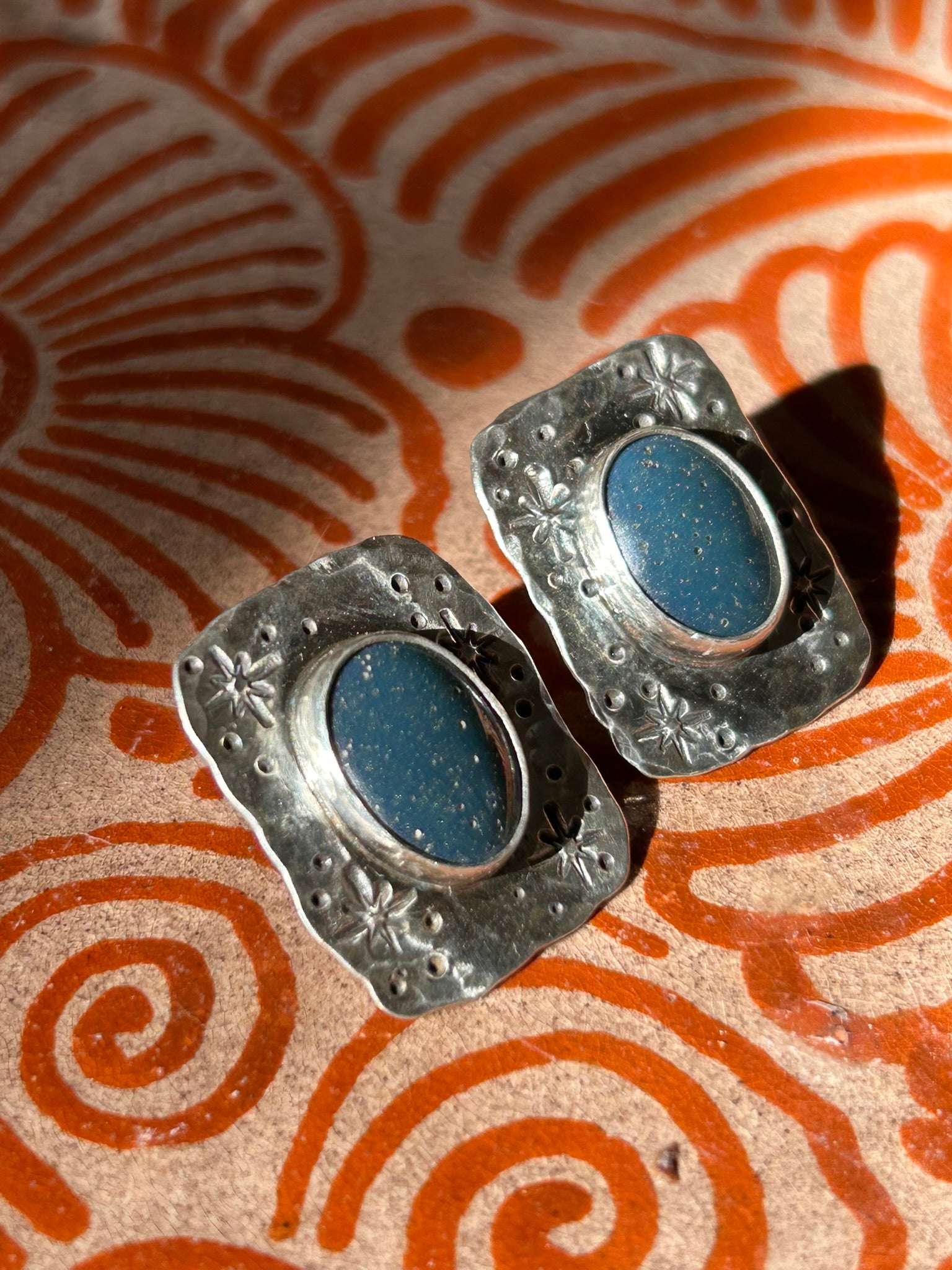Stone Studs (Leland Blue)