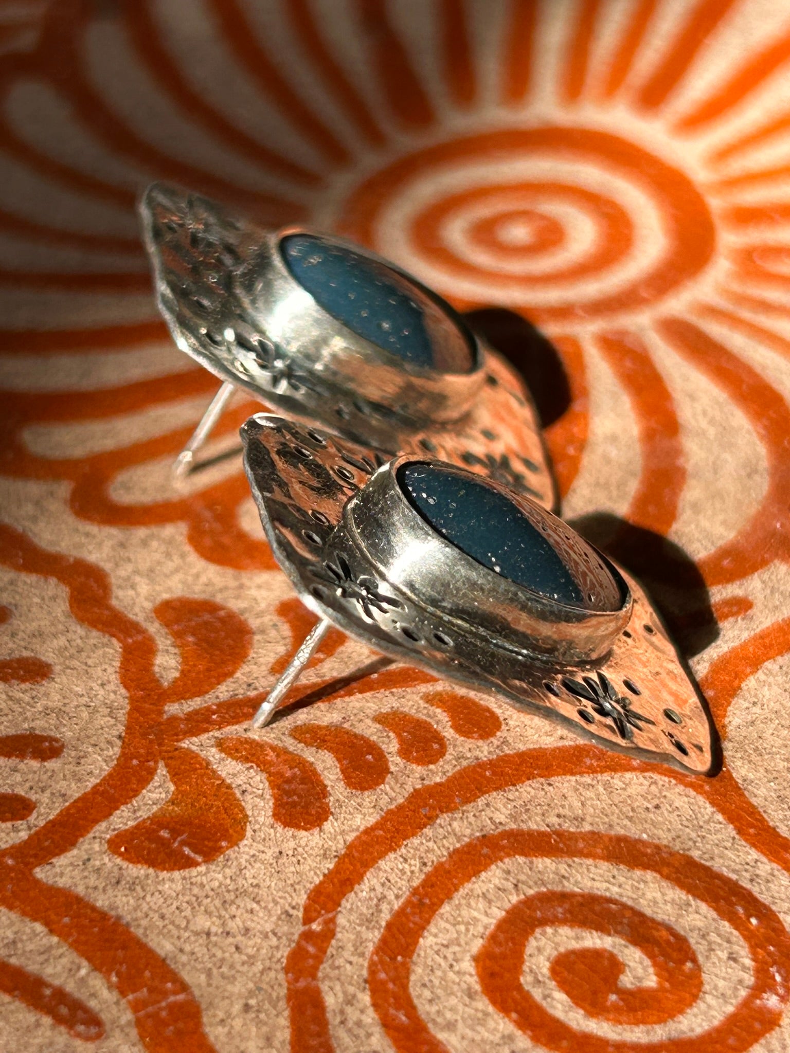 Stone Studs (Leland Blue)