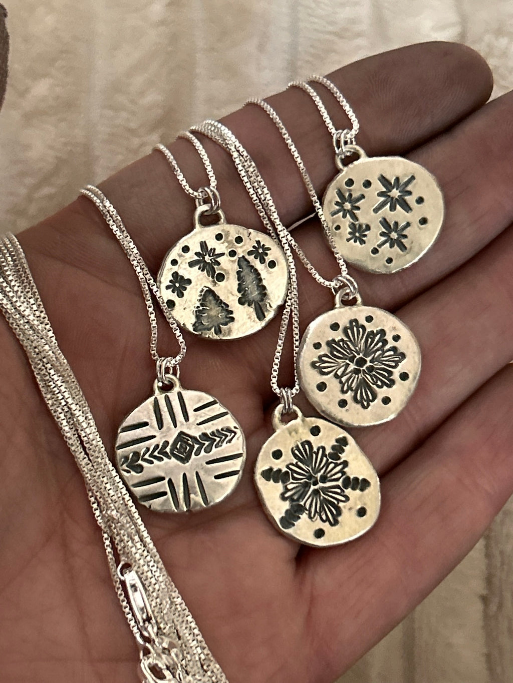 Recycled Sterling Silver Charms w/ 20" Chain