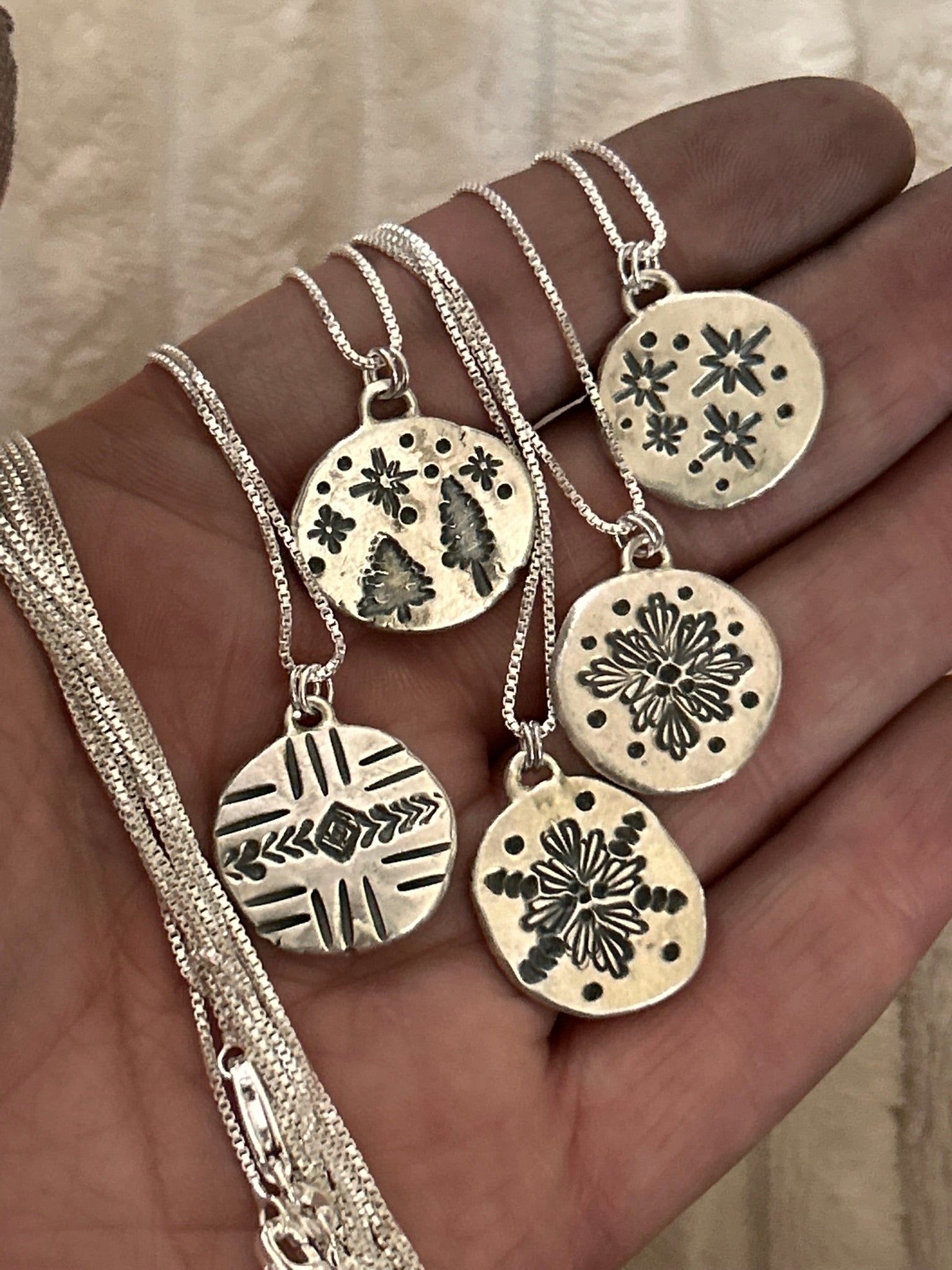 Recycled Sterling Silver Charms w/ 20" Chain
