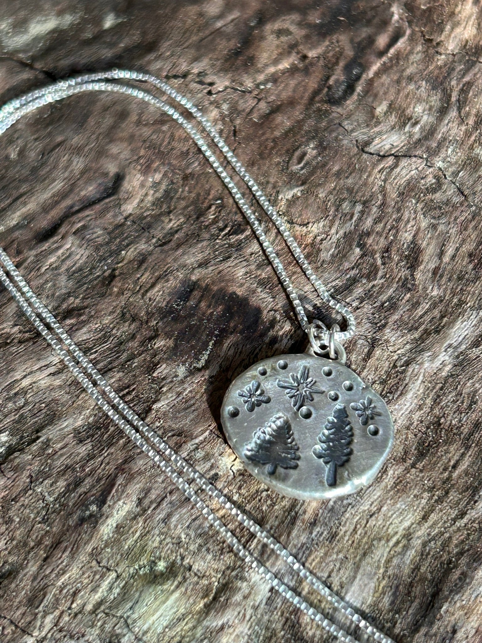 Recycled Sterling Silver Charms w/ 20" Chain