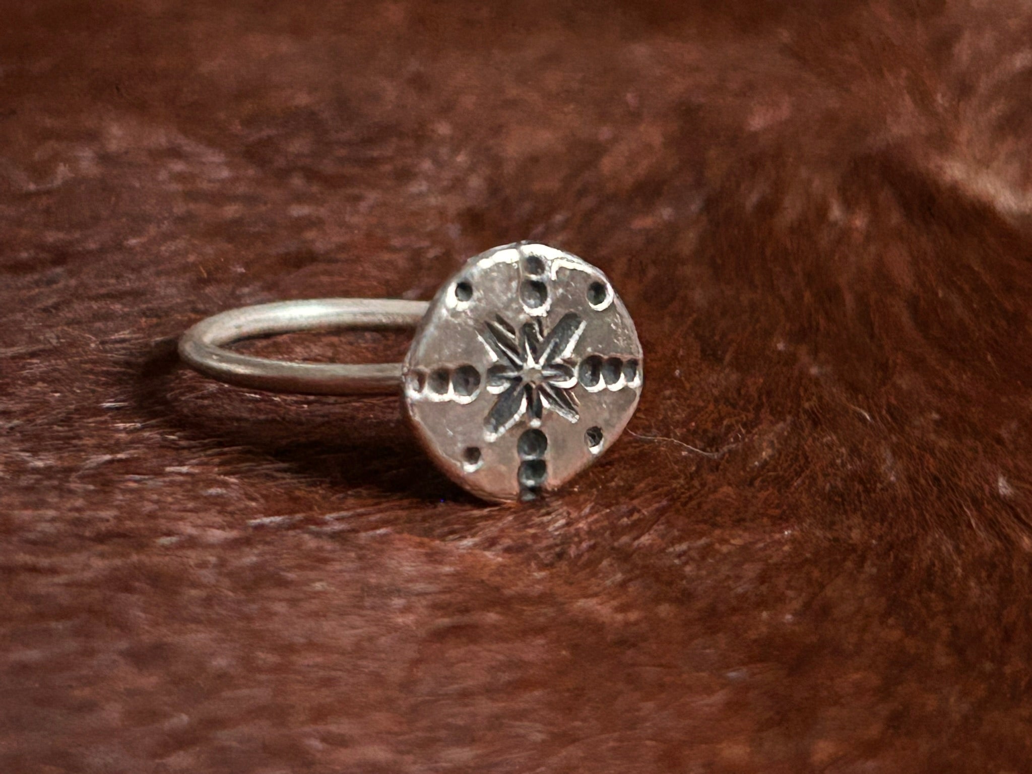 Recycled Sterling Silver Stamped Rings