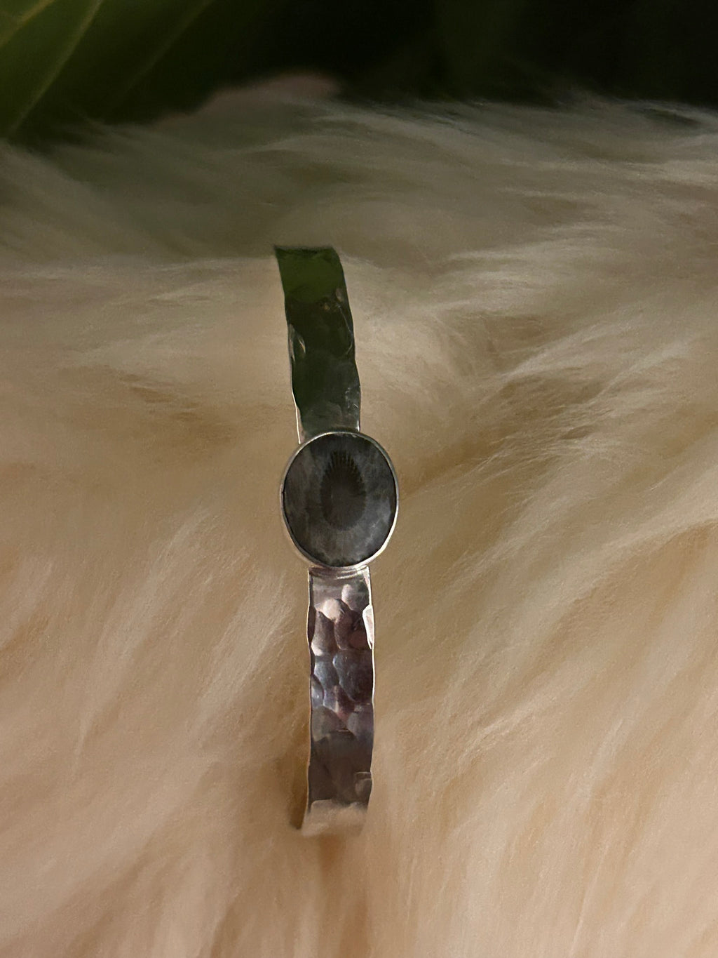 Stone Cuff (Petoskey Stone)