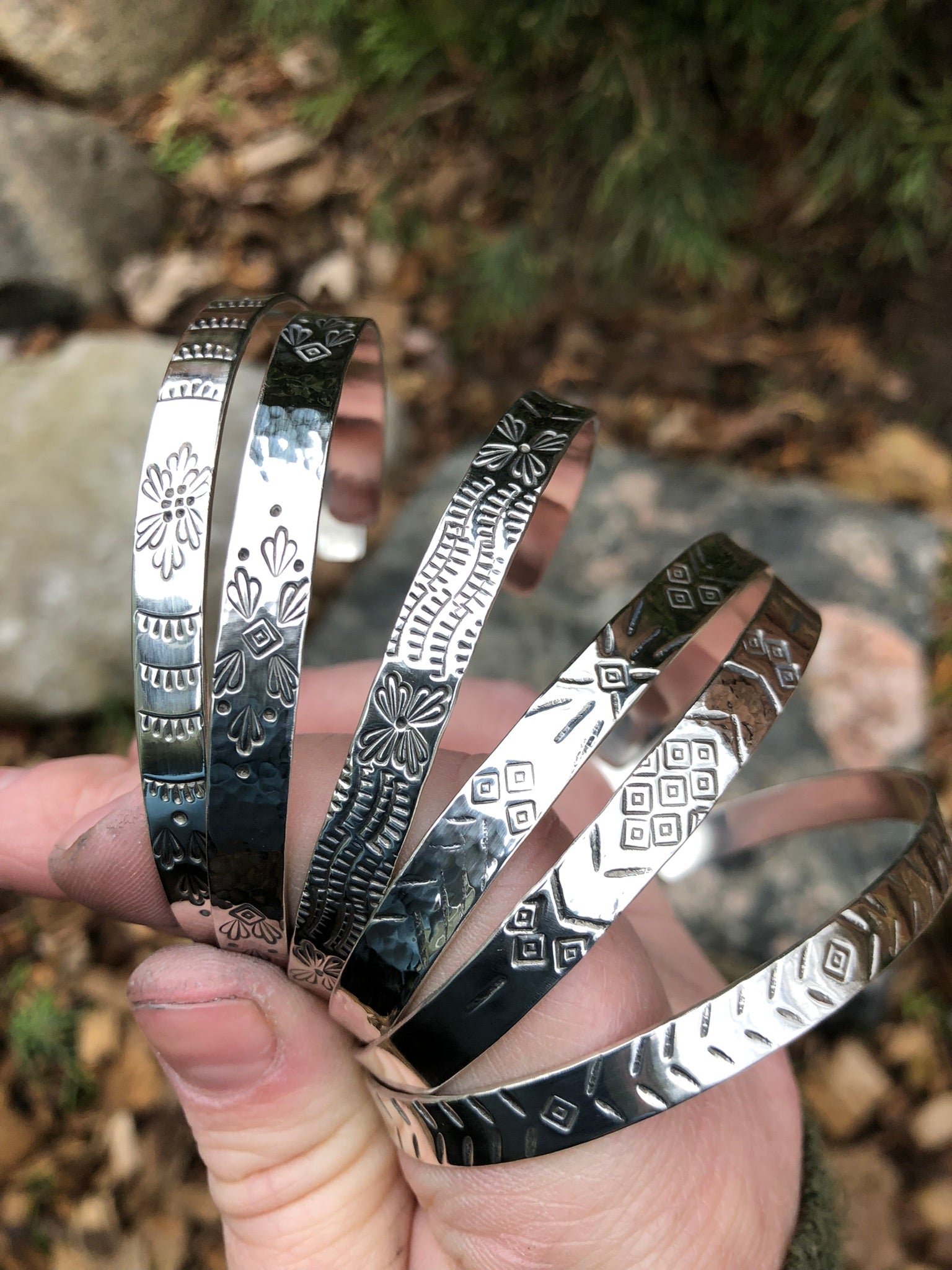 Sterling Silver Stacking Cuffs