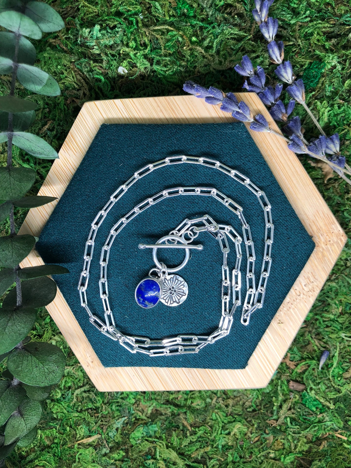 Island Lane Necklace (Lapis Lazuli)