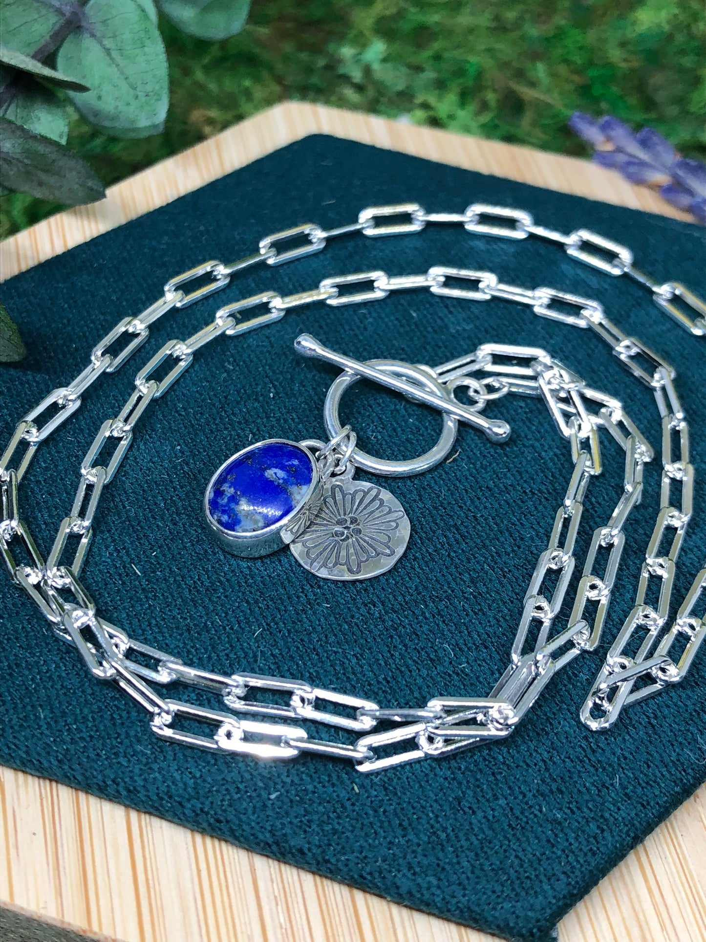 Island Lane Necklace (Lapis Lazuli)