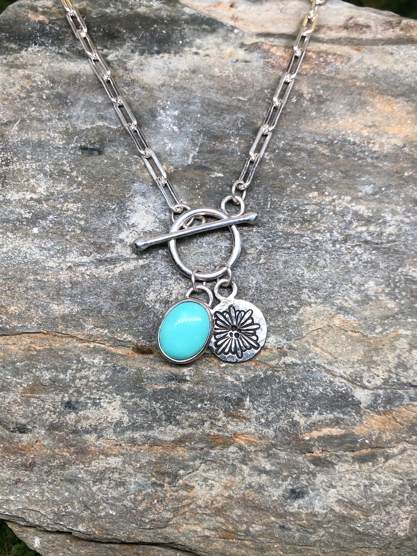 Island Lane Necklace (Cloud Mountain Turquoise)